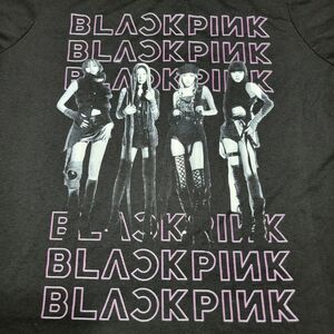Black Pink Graphic SS Black Tee - Size 1X